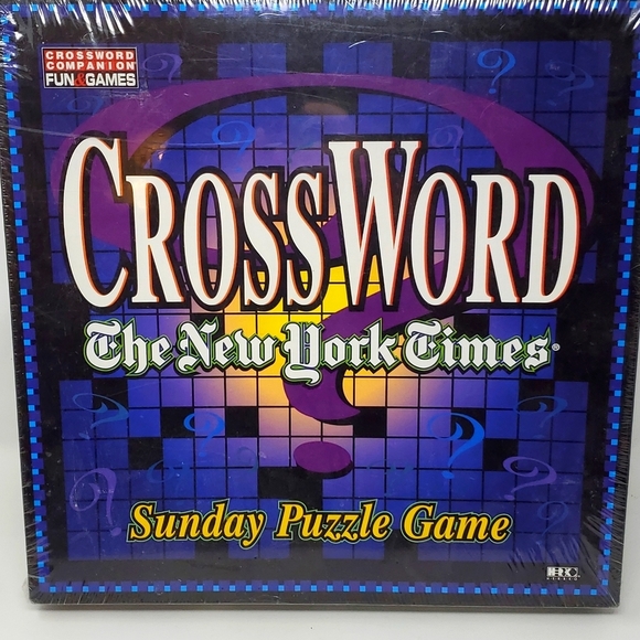 Other - CrossWord The New York Times Sunday Puzzle Game Board Game New